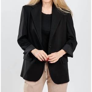 NEW WEEKEND MAX MARA ebano jersey jacket in black